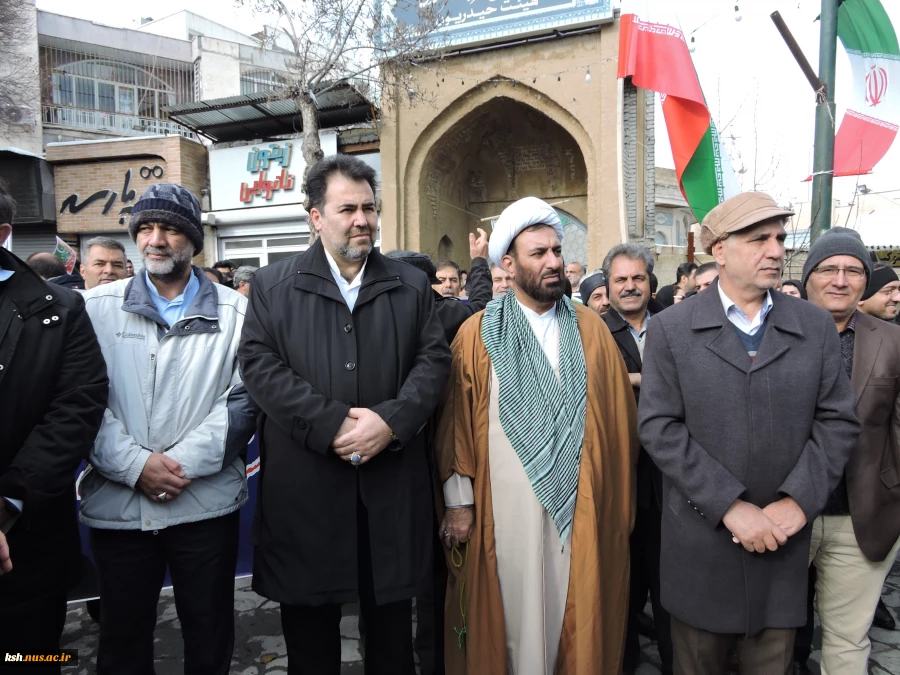 حضوردانشگاهیان دانشگاه ملی مهارت استان کرمانشاه در راهپیمایی یوم الله22 بهمن 4