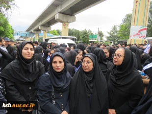 حضور پر شور کارکنان، اساتید و دانشجویان دانشگاه ملی مهارت استان کرمانشاه در مراسم استقبال از سفر رئیس جمهور 13