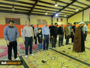 برپایی نمازجماعت در موکب شهید تهرانی مقدم کرمانشاه 7