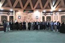 حضور دکتر ابراهیمی رئیس دانشگاه ملی مهارت استان در جلسه شورای اداری در استانداری