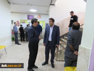 بازدید رئیس دانشگاه ملی مهارت استان کرمانشاه از حوزه برگزاری آزمون پایان نیسمال
 2