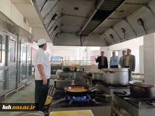 بازدید دکتر ابراهیمی رئیس دانشگاه ملی مهارت استان کرمانشاه از خوابگاه و سلف سرویس آموزشکده اسلام آباد غرب 2