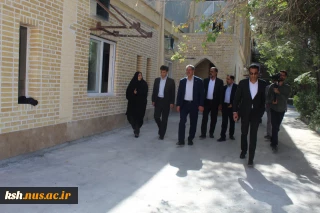 بازدید دکتر زمانی، رئیس دانشگاه ملی مهارت از خوابگاه آموزشکده‌ دختران کاشان