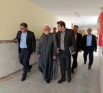 بازدید نماینده، فرماندار و جمعی از مسئولین دستگاه های اجرایی شهرستان کنگاور از پروژه آموزشکده ملی مهارت این شهر 6