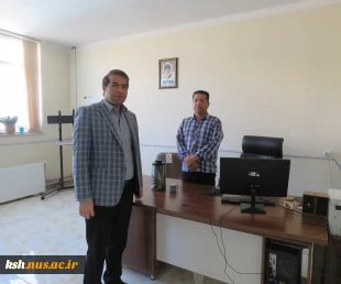 بازدید سر زده ریاست دانشگاه ملی مهارت استان کرمانشاه از قسمت های مختلف  6