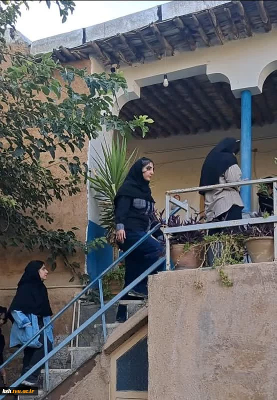 بازدید علمی دانشجویان معماری آموزشکده ملی مهارت دختران کرمانشاه از روستای سرماج 7
