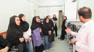 اجرای تور صنعتی دانشجویان دانشگاه ملی مهارت دختران کرمانشاه در اداره استاندارد 11
