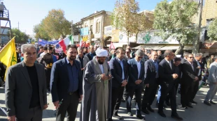 حضور پرشور دانشگاهیان دانشگاه ملی مهارت در راهپیمایی سیزده آبان1404 3