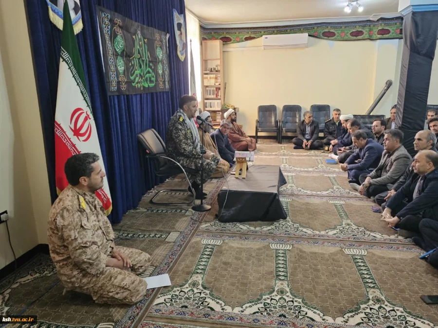 دیدار ریاست و معاونت آموزشکده اسلام آباد غرب با امام جمعه و اعضای شورای اداری 4