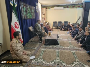 دیدار ریاست و معاونت آموزشکده اسلام آباد غرب با امام جمعه و اعضای شورای اداری 7