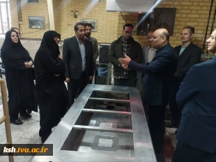 بازدید جمعی از مسئولین سازمان مرکزی از آموزشکده های ملی مهارت کرمانشاه 5
