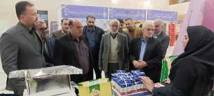 بازدید مدیرکل دفتربرنامه ریزی، بودجه و تحول اداری استانداری کرمانشاه از نمایشگاه پژوهش و فناوری اسلام آبادغرب 8