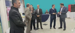 بازدیدمعاونت توسعه مدیریت و منابع استانداری کرمانشاه  از غرفه دانشگاه ملی مهارت استان کرمانشاه