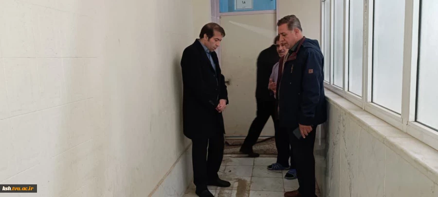 بازدید ریاست دانشگاه ملی مهارت واحد استانی کرمانشاه از خوابگاه آزادگان 3