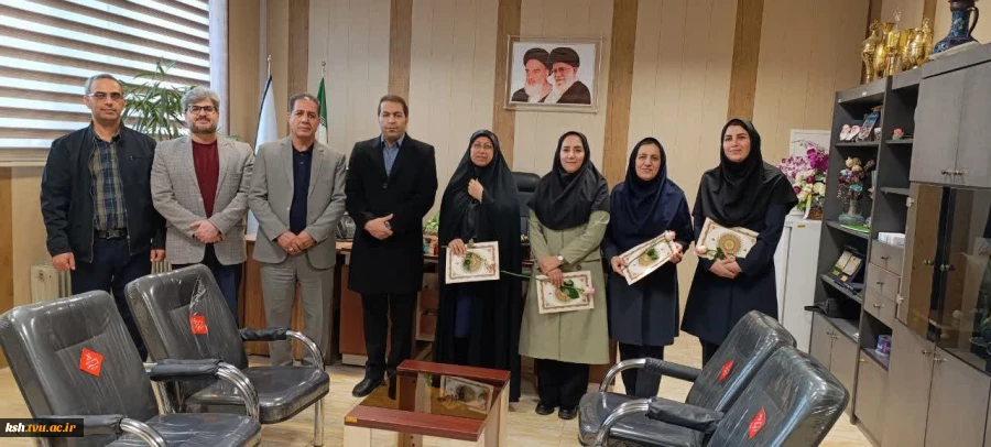  تجلیل از بانوان کارمند دانشگاه ملی مهارت واحد استان کرمانشاه به مناسبت ولادت حضرت زهرا(س)  2