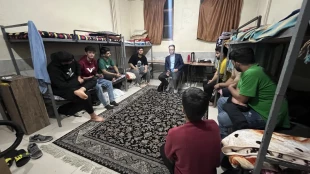 حضور مشاور دانشگاه در خوابگاه آزادگان آموزشکده ملی مهارت پسران شماره1 4