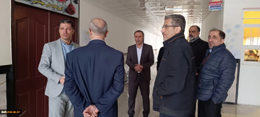 بازدید اعضای هیئت رئیسه دانشگاه ملی مهارت از آموزشکده‌ سقز 2