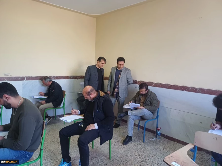 برگزاری جلسه آزمون استخدامی در دانشگاه ملی مهارت استان کرمانشاه  7