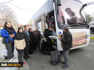 اعزام دانشجویان دختر دانشگاه ملی مهارت استان کرمانشاه به اردوی راهیان نور جنوب 9