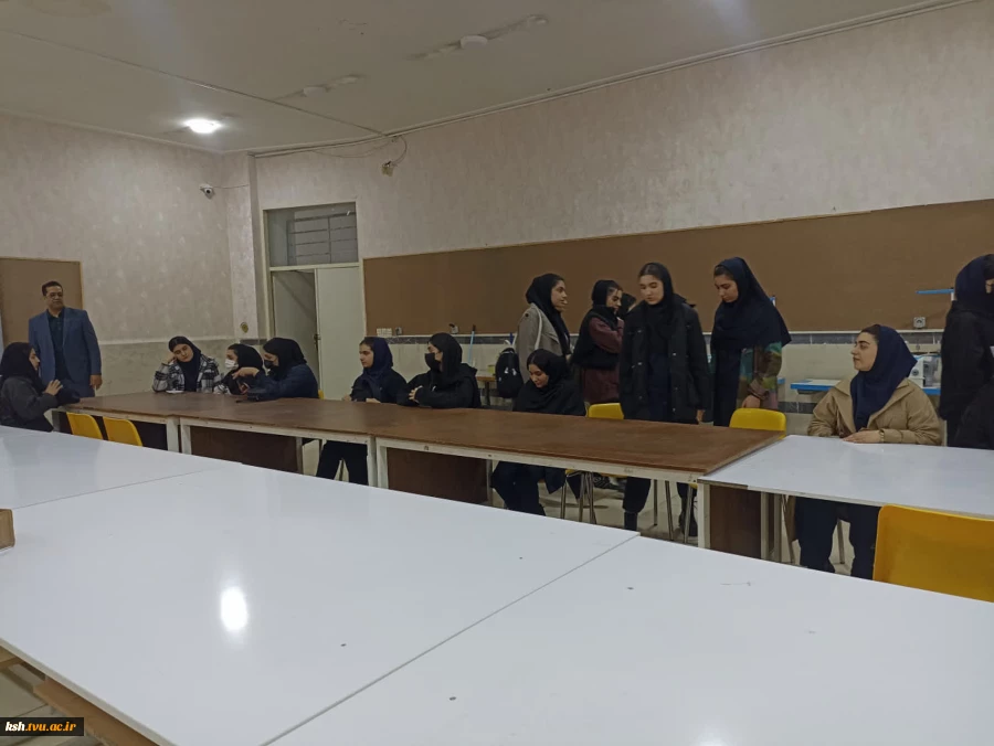 بازدید علمی دانش‌آموزان از کارگاه‌ها و آزمایشگاه‌های آموزشکده ملی مهارت دختران کرمانشاه  5