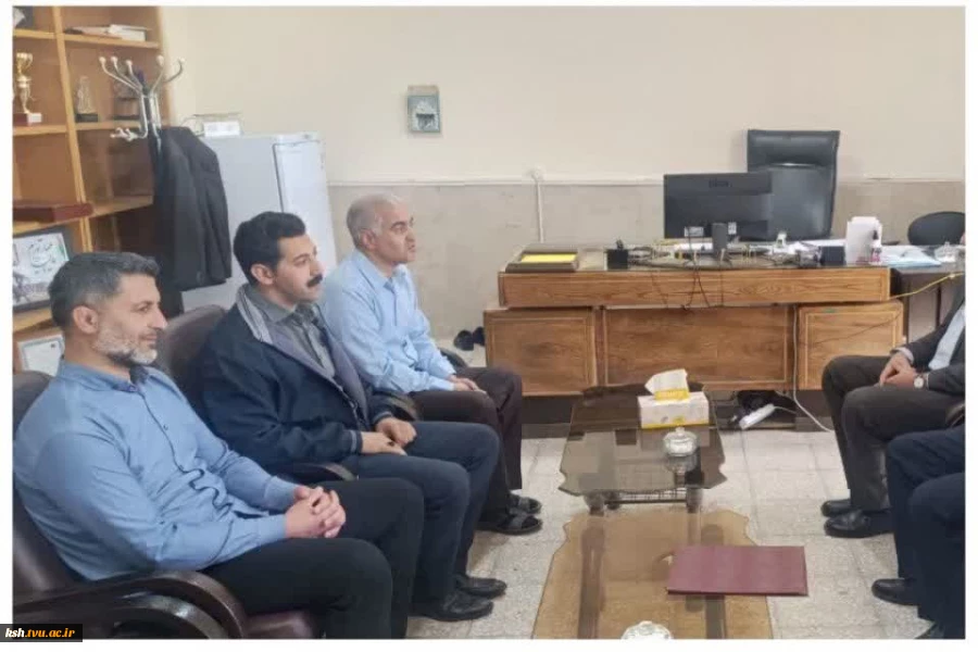 دیدار ریاست و کارکنان واحد آموزش بنیاد شهید و امور ایثارگران با ریاست و معاونت آموزشکده  اسلام آباد غرب 3