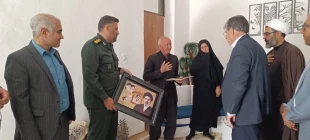 دیدار ریاست و کارکنان آموزشکده ملی مهارت اسلام آباد غرب با خانواده شهدای جنگ رمضان 3