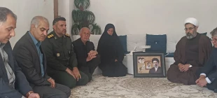 دیدار ریاست و کارکنان آموزشکده ملی مهارت اسلام آباد غرب با خانواده شهدای جنگ رمضان 6