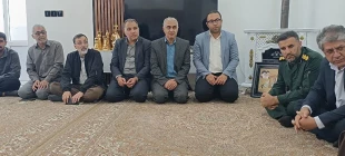 دیدار ریاست و کارکنان آموزشکده ملی مهارت اسلام آباد غرب با خانواده شهدای جنگ رمضان 10