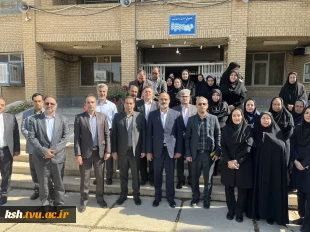 بازدید معاونت اداری مالی و مدیریت منابع دانشگاه، از آموزشکده دختران کرمانشاه 2