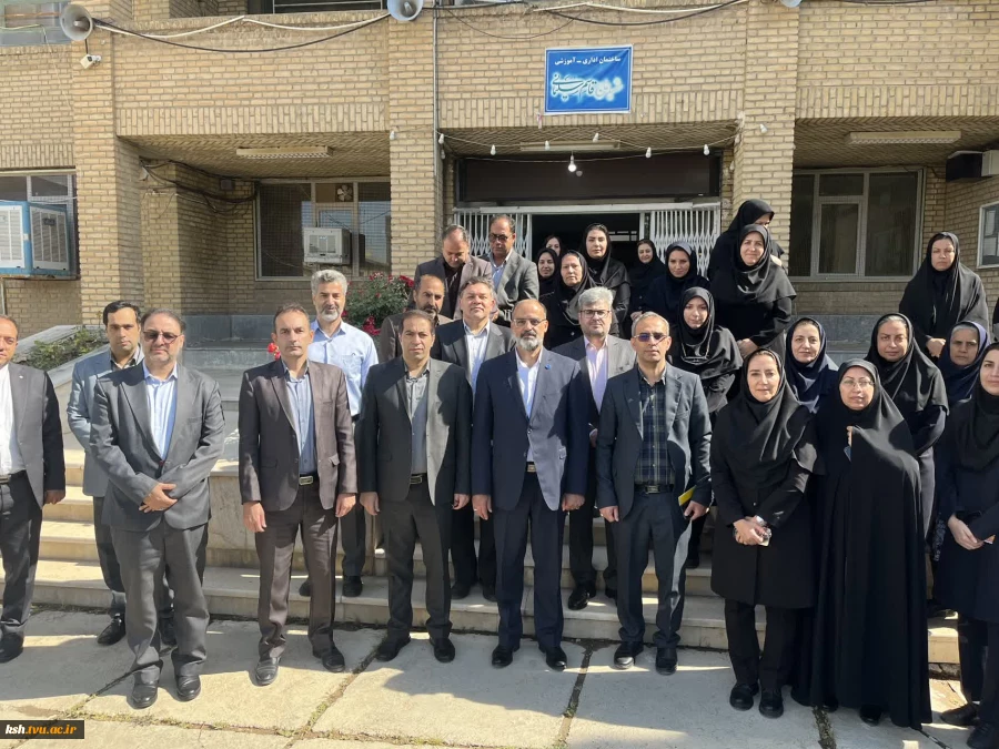 بازدید معاونت اداری مالی و مدیریت منابع دانشگاه، از آموزشکده دختران کرمانشاه 2