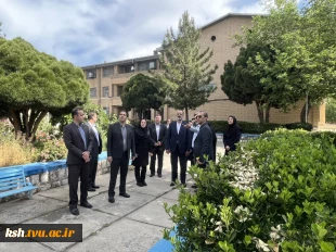 بازدید معاونت اداری مالی و مدیریت منابع دانشگاه، از آموزشکده دختران کرمانشاه 4