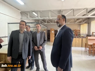 بازدید معاونت اداری مالی و مدیریت منابع دانشگاه، از آموزشکده دختران کرمانشاه 5