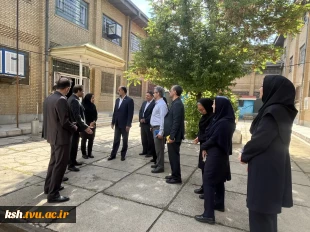 بازدید معاونت اداری مالی و مدیریت منابع دانشگاه، از آموزشکده دختران کرمانشاه 6
