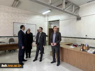 بازدید معاونت اداری مالی و مدیریت منابع دانشگاه، از آموزشکده دختران کرمانشاه 7