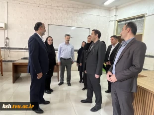 بازدید معاونت اداری مالی و مدیریت منابع دانشگاه، از آموزشکده دختران کرمانشاه 8