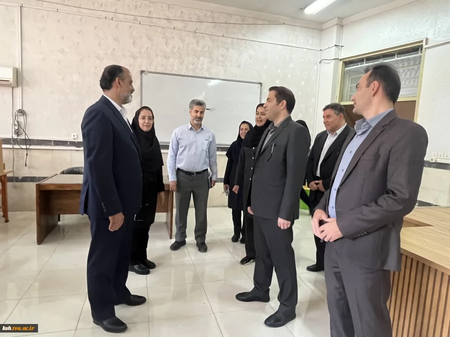 بازدید معاونت اداری مالی و مدیریت منابع دانشگاه، از آموزشکده دختران کرمانشاه 8