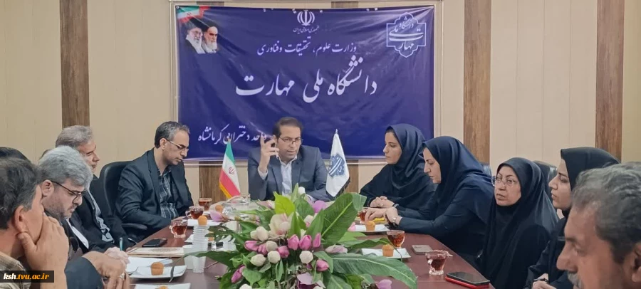برگزاری مراسم معارفه سرپرست آموزشکده ملی مهارت دختران کرمانشاه 3
