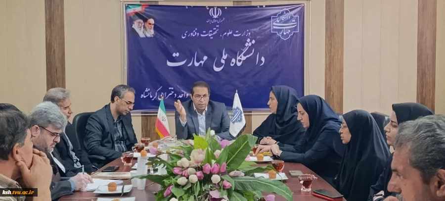برگزاری مراسم معارفه سرپرست آموزشکده ملی مهارت دختران کرمانشاه 4