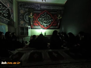 برگزاری مراسم سیاه پوشان محرم و یادبود رهبر شهید انقلاب در دانشگاه ملی مهارت استان کرمانشاه 4