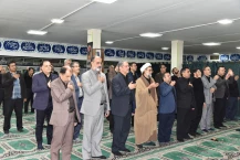 آیین سوگواری سالار شهیدان امام حسین(ع) و یاران با وفایشان در سازمان مرکزی دانشگاه برگزار شد.