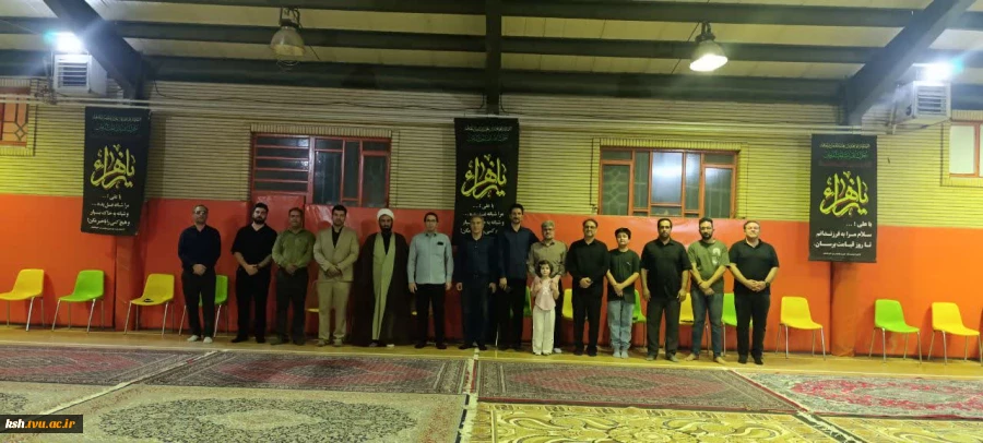 برپایی نمازجماعت درشب اول برپایی  موکب شهید تهرانی مقدم کرمانشاه 2