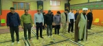 برپایی نمازجماعت درشب اول برپایی  موکب شهید تهرانی مقدم کرمانشاه 3