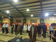 درشب چهارم خدمت رسانی موکب شهید تهرانی مقدم ، دانشگاه ملی مهارت استان کرمانشاه میزبان شیفتگان اهل بیت (ع) بود