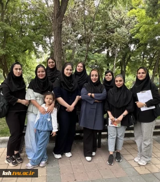 بازدید علمی دانشجویان معماری آموزشکده ملی مهارت دختران کرمانشاه از پارک بانوان و بلوار طاق‌بستان