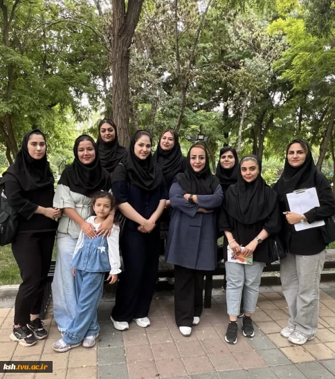 بازدید علمی دانشجویان معماری آموزشکده ملی مهارت دختران کرمانشاه از پارک بانوان و بلوار طاق‌بستان